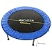 ANCHEER Foldable Mini Trampoline Rebounder, Quiet and Safe Bounce Spring Mini Bouncer Fitness Trampoline Rebounder for Kids Adults in Home/Garden/Office Cardio Trainer (40inch Blue)