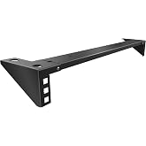 Fixirons 1U Wall Mount Bracket Under Desk Rack Mount | Cold Rolled Steel Foldable Vertical Rack for 19 Inch Network Equipment