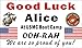 Alice Graphics 3ftX5ft Custom Personalized US Marine Corps Going Away Goodbye Farewell Deployment Party Banner Sign - Good Luck at USMC Boot Camp