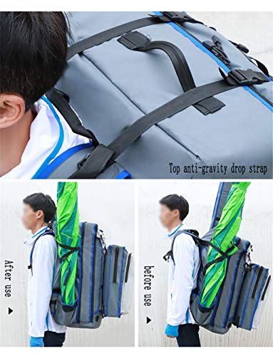 HYXL888 Angeltasche, große Kapazitäts-Außen Multifunktionale Angeln Aufbewahrungstasche, Multiple Choices, Geeignet for… – Bild 6