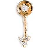 Zoe Chicco Women's 14k Single Prong Set and Trio Set Stud Jacket Earring