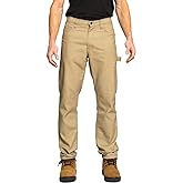 FULL BLUE Carpenter Canvas Pants, Regular Fit, Performance Stretch, Utility Pocket & Hammer Loop