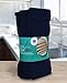 Utopia Towels [12 Pack Premium Wash Cloths Set (12 x 12 Inches) 100% Cotton Ring Spun, Highly Absorbent and Soft Feel Essential Washcloths for Bathroom, Spa, Gym, and Face Towel (Navy)