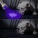 12 LED UV Flashlight Urine Detector - Morpilot Upgrade Ultraviolet Black Light Flashlight with Mini Keychain White Flashlight,for Detect Bed Carpet Bug Dog Urine Stain Scorpion