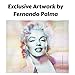 Marilyn Monroe Throw Blanket with Custom Art Design by Fernando Palma, Plush Soft and Cosy Marilyn Monroe Gift for Him or Her, 60 x 50 inch