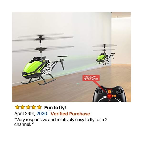 SYMA ferngesteuert Helikopter RC Hubschrauber Helicopter Fernbedienung Indoor Outdoor Flugzeug S39 3.5 Kanal 2.4 Ghz LED… – Bild 4
