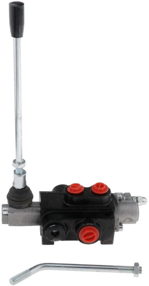 Pipe Fittings Hydraulic Hand Control Valve 50L/min 31.5Mpa w/Bend Rod