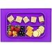 Baby Bento Placemat - Silicone Washable Toddler Placemat - No More Splatter Platter (Purple)