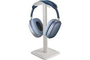 Nivofu Headphone Stand, Aluminum Headset Holder with Phone Holder, Earphone Hanger for All Headphones AirPods Max Sony Bose B
