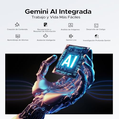 DOOGEETab U13 Tablet 13 Pulgadas FHD+ 90Hz, Tablet Android 16 Batería 11000mAh,32GB+256GB/2TB, Procesador Octa-Core Tablets, Gemini AI/Widevine L1, 13MP/5G WiFi/Face ID/GPS/OTG