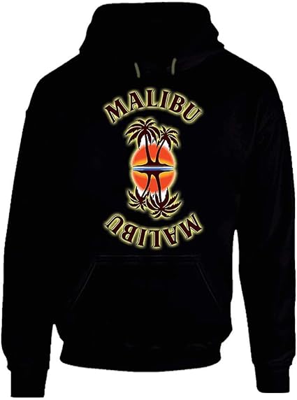 Malibu Rum Hoodie.: Amazon.co.uk: Clothing