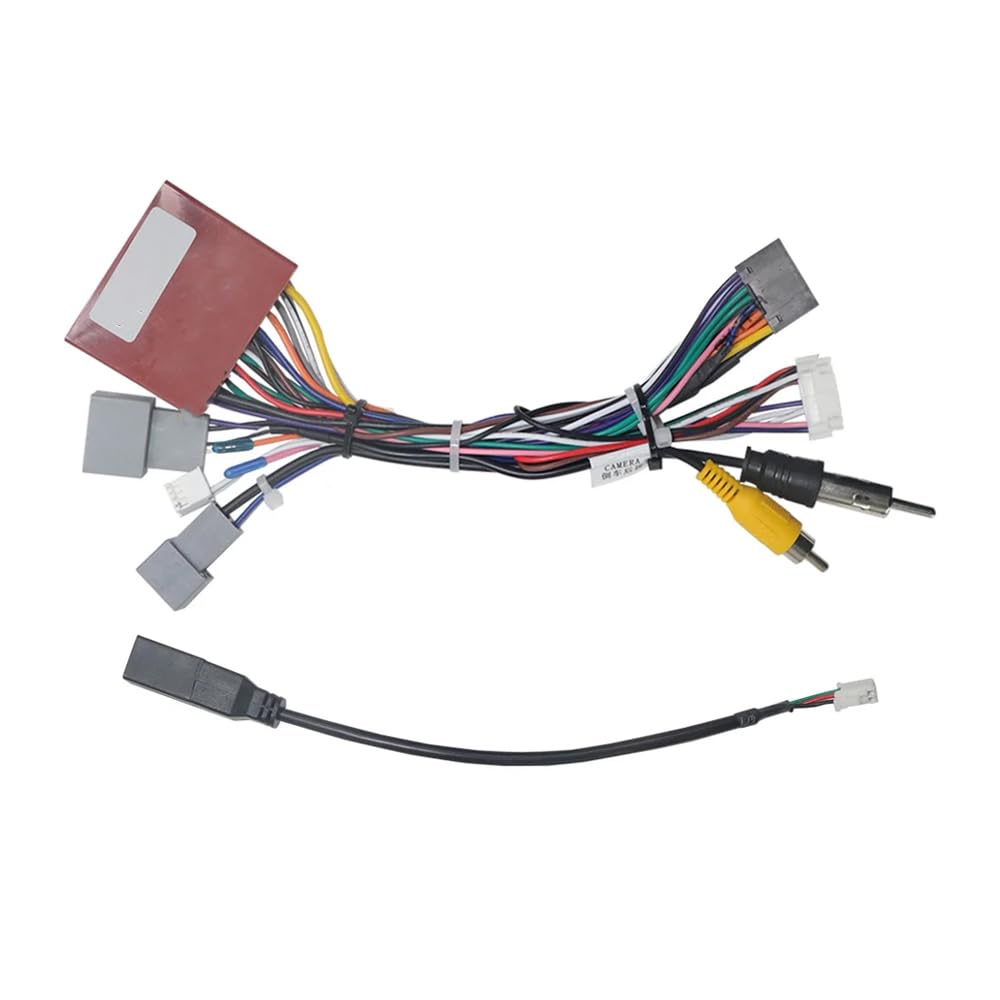 Photo 1 of 16pin Car Radio Stereo Power Retrofit Wiring Harness Adapter fits for Mazda CX-7 CX-9 2007-2015 Support Factory Bose Amplifier and Backup Camera