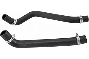 LSDZWORK Fuel Filler Hose and Vent Hose Set with Clamps Compatible With Jeep CJ5 CJ7 1978-1986 with 15 Gallon Tank AM-948782318 5357970 5357971