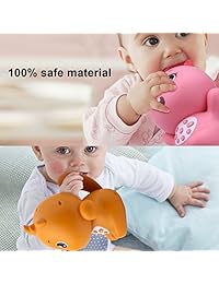 beva   Altavoz inalámbrico Bluetooth, Magic Star máquina eléctrica de ruido Apoyo TF tarjeta, dormir ayuda para infantil, bebé, niño, Anaranjado