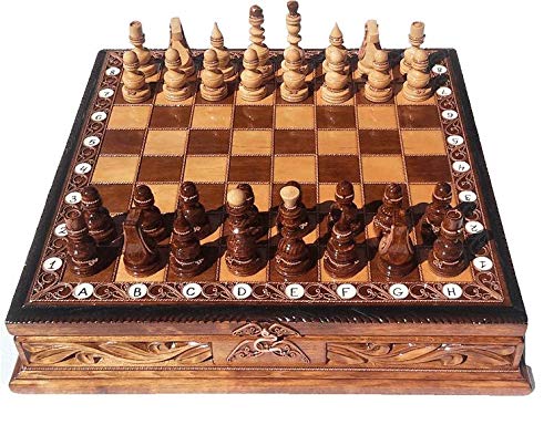 handmade chess set