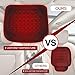 Tvird Heated seat Cushion,Seat Warmer,Car seat Cushion,Auto seat Cushions 12V Ultra Comfortable Heating Car Seat Cushion (Black,Adjustable Temperature)