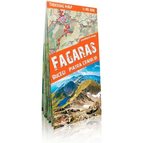 Fagaras, Bucegi, Piatra Craiului, mapa excursionista plastificado. Escala 1:80.000. TerraQuest. (Trekking map) Fagaras, Bucegi, Piatra Craiului, mapa excursionista plastificado. Escala 1:80.000. TerraQuest. (Trekking map)