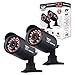 Night Owl Security CAM-2PK-650 Indoor/Outdoor 650 TVL Security Bullet Camera, 2 Pack (Black)