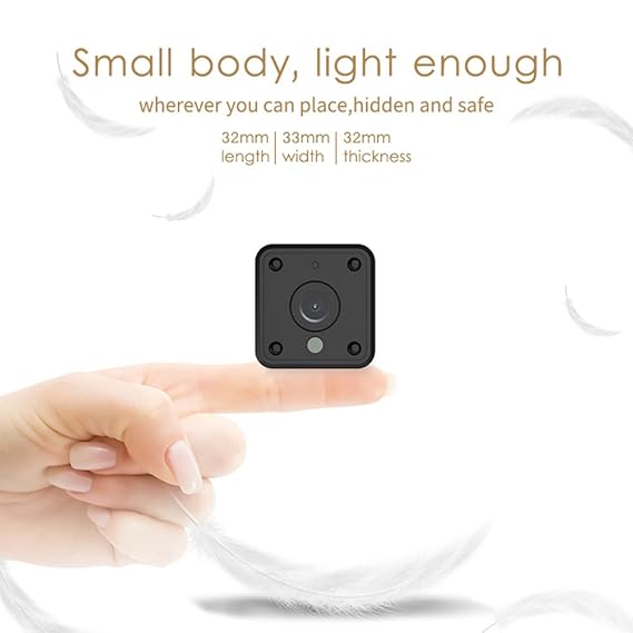 Amazon.com : Mini Wifi Spy Camera, Wireless Hidden Camera with Night Vision & Motion Sensor for Home Security Cameras, HD 1080P Battery Operated Nanny Cam ...