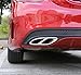 Pipe Throat Exhaust Outputs Tail Cover Trim For Mercedes benz W205 W213 W246 GLE GLC GLS W176 CLA