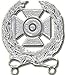 U.S. Army Expert Qualification Badge - BRIGHT NICKEL