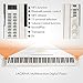 LAGRIMA LG-802 88-Key Weighted Heavy Hammer Action Digital Piano with Full-Size Weighted Keys | Muti-functional Piano with 3 Pedals and Bluetooth | Multi-tone Selection - White