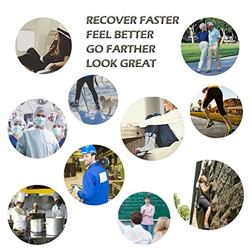 Iseasoo Copper Compression Socks for Men & Women CirculationAnkle