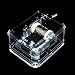 18 Note Acrylic Hand Crank Hurdy Gurdy Metal Movement Music Box Wedding Valentine Christmas Birthday Gift Play Harry Potter Prologue