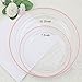 96 Pieces Clear Plastic Plates, Elegant Rose Gold Plates Includes: 48 Dinner Plates 10.25