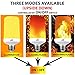 TMAM LED Flame Effect Light Bulb - LED Flickering Flame Light Bulbs, Simulated Decorative Light Atmosphere Lighting Vintage Flaming Light Bulb, Gravity Sensor-Upside Down, E26, 3 Modes,(1 Pack)