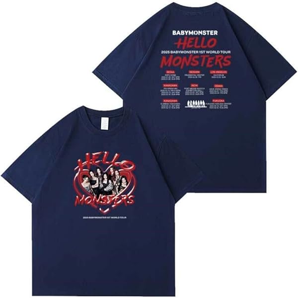 Amazon.com: Baby Monster t-Shirt Babymonster 2024FM t Shirts
