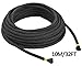 EROKAY All-Purpose Soft Cotton Rope, Pack of 2 x 33 Feet &1x 16 Feet, 1/3-Inch Diameter (Pack of 3) (Black)