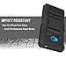 Lumia 640 Case, Microsoft Lumia 640 Circle(TM) Combo Rugged Shell Cover Holster with Built-in Kickstand and Holster Locking Belt Clip Black + Circle(TM) Stylus Touch Screen Pen