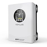 POWLAND 120A MPPT Solar Charge Controlle 12V/24V/36V/48V/60V/72V/84V/96V Auto,Max Input 230V Solar Charger, LCD Display Intelligent Regulator for AGM, Gel, Lithium ect