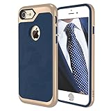 iPhone 7 Case, iPhone 7 Case Clear, iPhone 7 Phone Case, FYY Lightweight 2 in1 Hybrid Dual Layer Reinforced Bumper Case Protective Cover for Apple iPhone 7 Navy