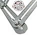 SixSupply Multi Angle Measuring Ruler |Features high-Grade Stainless Steel | Ultimate 836 Angleizer Template Tool/Layout Tool Measurement for Handymen, Builders, Craftsmen, DIY-ers