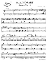 Mozart Piano Sonata No. 15 in C Major, K.545: Instantly download