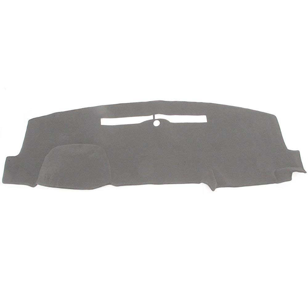 Hex Autoparts Dash Cover Mat Dashboard Pad for Chevrolet Silverado 1500 2500 3500 2014 2015 2016 2017 (Grey)