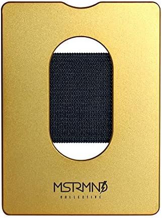 Apex Aluminum Wallet - Gold - Vertical