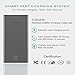 Yukuma Power Bank - World's Fastest Recharge - 30 Minutes - 10000 mAH - / Portable Fast Charger External Battery for Phones, Tablets, Cameras [German Engineered] (FCC, CE Certified) (Grey)