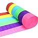 Coceca 12 Rolls Streamers Crepe Paper in 6 Colors Rainbow Streamers Party Decorations Wedding Birthday Colorful DIY Supplies for Flower Making Ceremony Festivals Decoration