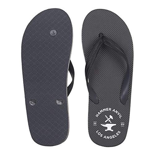 Hammer Anvil Men's Flip-Flops Summer Sandals Black US 11 - Thumbnail 4