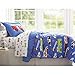 Wildkin 5 Piece Twin Bed-in-A-Bag, 100% Microfiber Bedding Set, Includes Comforter, Flat Sheet, Fitted Sheet, Pillowcase, and Embroidered Sham, Olive Kids Design – Heroes