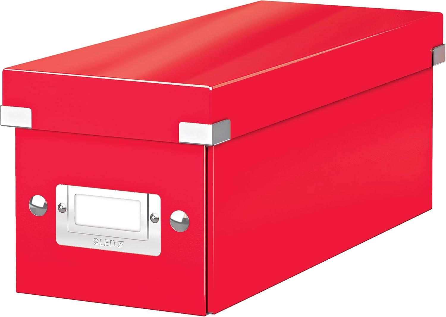 Leitz WOW Storage Box, Red Storage Box, Click and Store Range, 60410026
