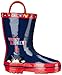 Josmo Character Shoes Boy's Disney Mickey Mouse Rain Boot-K, Navy/Red, 11/12 M US Little Kid
