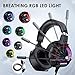 Gaming Headphones – ONIKUMA PS4 Gaming Headset with Mic, 7.1 Surround Sound& RGB LED Light, Noise Canceling Earpads, Soft Memory Earmuff for PS4, Xbox One, PC, Mac, Laptop, Nintendo Switchthumb 3
