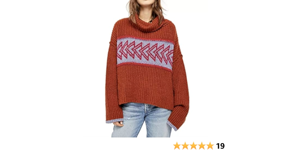 free people heart sweater