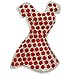 PinMart's Red Dress Rhinestone American Heart Month Brooch Pin
