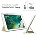 MoKo Case Fit 2018/2017 iPad 9.7 6th/5th Generation, Slim Lightweight Smart Shell Stand Cover with Translucent Frosted Back Protector Fit iPad 9.7 in 2018/2017, Champagne Gold(Auto Wake/Sleep)
