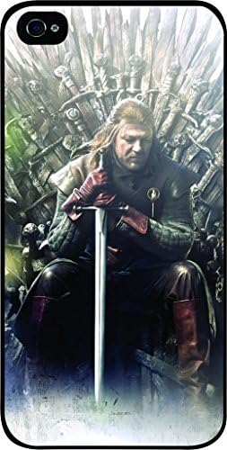 Game of Thrones-King-Sean Bean- Apple iPhone 5 - 5s universal (NOT 5C) - Hard black plastic snap on case.